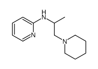 N-[1-methyl-2-(1-piperidyl)ethyl]pyridin-2-amine Structure