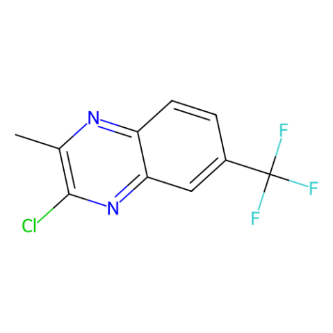 3-chloro-2-methyl-6-(trifluoromethyl)quinoxaline Structure