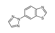 Benzothiazole, 6-(2H-1,2,3-triazol-2-yl)- (9CI) Structure