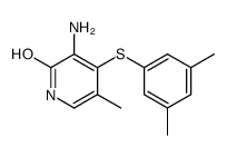 3-amino-4-(3,5-dimethylphenyl)sulfanyl-5-methyl-1H-pyridin-2-one Structure