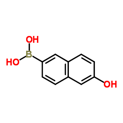 (6-Hydroxy-2-naphthyl)boronic acid structure