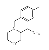3-Aminomethy-4-(4-fluorobenzyl)morpholine Structure