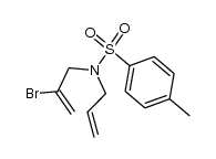 N-(2-bromo-2-propen-1-yl)-N-(2-propen-1-yl)-4-toluenesulfonamide结构式