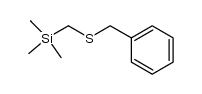 trimethyl[[(phenyl)methyl]thiomethyl]silane Structure