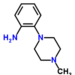 2-(4-甲基-1-哌嗪)苯胺结构式
