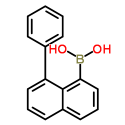 8-phenyl-1-naphthalenyl boronic acid结构式