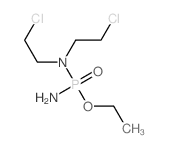 N-(amino-ethoxy-phosphoryl)-2-chloro-N-(2-chloroethyl)ethanamine structure