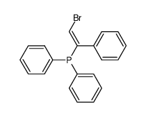 [(E)-2-bromo-1-phenylethenyl]diphenylphosphine结构式
