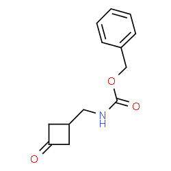 benzyl N-[(3-oxocyclobutyl)methyl]carbamate Structure