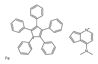 (r)-(+)-4-dimethylaminopyrindinyl(pentaphenylcyclopentadienyl)iron Structure