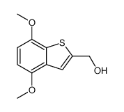 (4,7-dimethoxy-1-benzothiophen-2-yl)methanol结构式