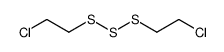BIS(2-CHLOROETHYL)TRISULPHIDE结构式