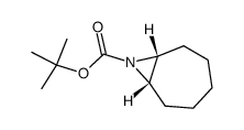 (1R,7S)-8-Aza-bicyclo[5.1.0]octane-8-carboxylic acid tert-butyl ester结构式