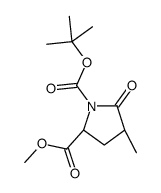 (2S,4S)-1-(叔丁氧羰基)-4-甲基焦谷氨酸甲酯图片