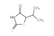 5-propan-2-yl-2-sulfanylidene-thiazolidin-4-one structure