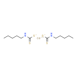 Cadmium bis(pentylcarbamodithioate) Structure