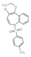 1H-1-Benzazepine,4-bromo-5-ethoxy-1-[(4-methylphenyl)sulfonyl]- Structure