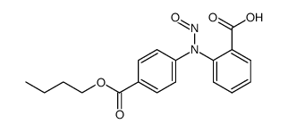 N-Nitroso-N-(p-butoxycarbonylphenyl)-anthranilsaeure结构式
