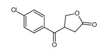 4-(4-chlorobenzoyl)oxolan-2-one Structure