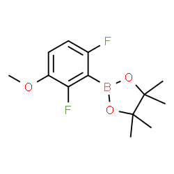 2,6-Difluoro-3-methoxyphenylboronic acid pinacol ester Structure