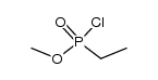 ethyl-phosphonic acid-chloride methyl ester结构式