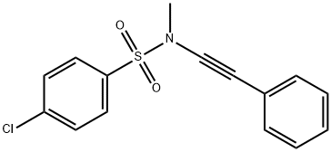 4-Chloro-N-methyl-N-(phenylethynyl)benzenesulfonamide structure