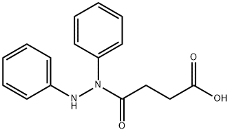3-(n,n'-diphenyl-hydrazinocarbonyl)-propionic acid结构式