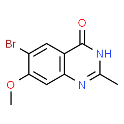 6-Bromo-7-methoxy-2-methylquinazolin-4(3H)-one Structure