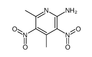 4,6-dimethyl-3,5-dinitropyridin-2-amine Structure