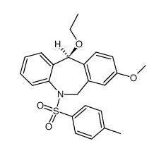 11-Ethoxy-5,6-dihydro-8-methoxy-5-(p-tolylsulfonyl)-11H-dibenz[b,e]azepine picture