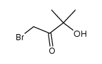1-bromo-3-hydroxy-3-methyl-2-butanone结构式