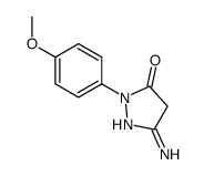 5-amino-2-(4-methoxyphenyl)-4H-pyrazol-3-one Structure