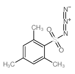 Benzenesulfonyl azide,2,4,6-trimethyl-结构式