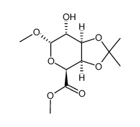 alpha-D-Galactopyranosiduronic acid, methyl 3,4-O-(1-methylethylidene)-, methyl ester picture