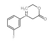 Glycine,N-(3-fluorophenyl)-, ethyl ester结构式