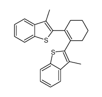 1,2-BIS(3-METHYLBENZO[B]THIOPHEN-2-YL)CYCLOHEX-1-ENE Structure