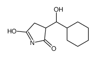 2,5-Pyrrolidinedione, 3-(cyclohexylhydroxymethyl)- (9CI) Structure