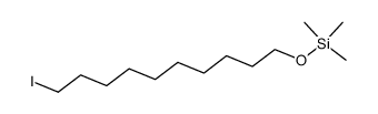 [(10-Iododecyl)oxy]trimethylsilane结构式