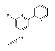 6-BROMO-4-AZIDO-2,2'-BIPYRIDINE结构式