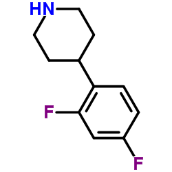 4-(2,4-Difluorophenyl)piperidine Structure