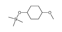 [(4-Methoxycyclohexyl)oxy]trimethylsilane结构式