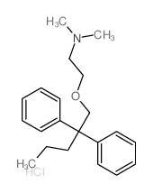 Ethanamine,2-[(2,2-diphenylpentyl)oxy]-N,N-dimethyl-, hydrochloride (1:1)结构式