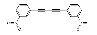 1,4-bis(3-nitrophenyl)-1,3-butadiyne Structure