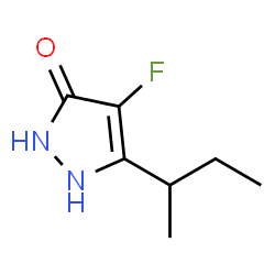 3H-Pyrazol-3-one,4-fluoro-1,2-dihydro-5-(1-methylpropyl)-(9CI) picture