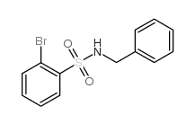 N-Benzyl-2-bromobenzenesulfonamide structure