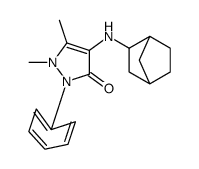 Antipyrine, 4-(2-norbornylamino)- structure