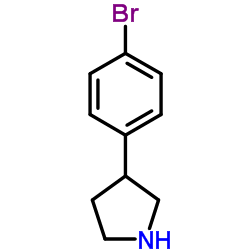 3-(4-Bromophenyl)pyrrolidine structure