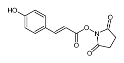 (2,5-dioxopyrrolidin-1-yl) 3-(4-hydroxyphenyl)prop-2-enoate Structure