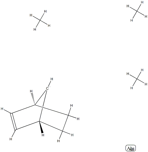 [(1β,4β,7-anti)-Bicyclo[2.2.1]hept-2-en-7-yl]trimethylstannane结构式