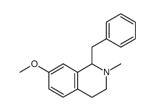 1-benzyl-7-methoxy-2-methyl-1,2,3,4-tetrahydro-isoquinoline Structure